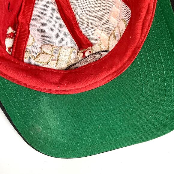 Vtg 80s/90s San Francisco 49ers NFL Football Snapback Hat Cap Logo 7 Red Gold - Picture 9 of 12